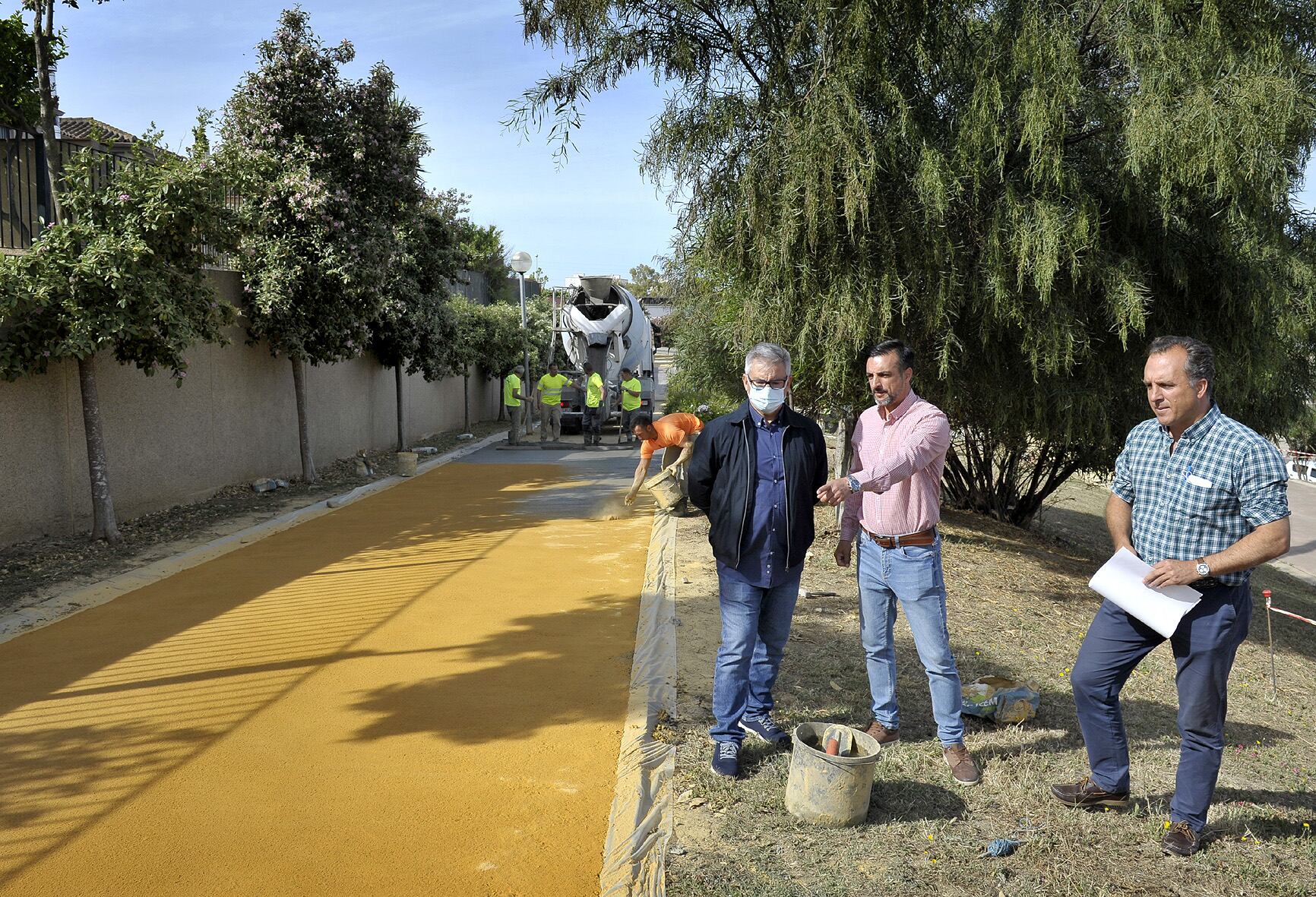 Visita a la zona de Los Villares