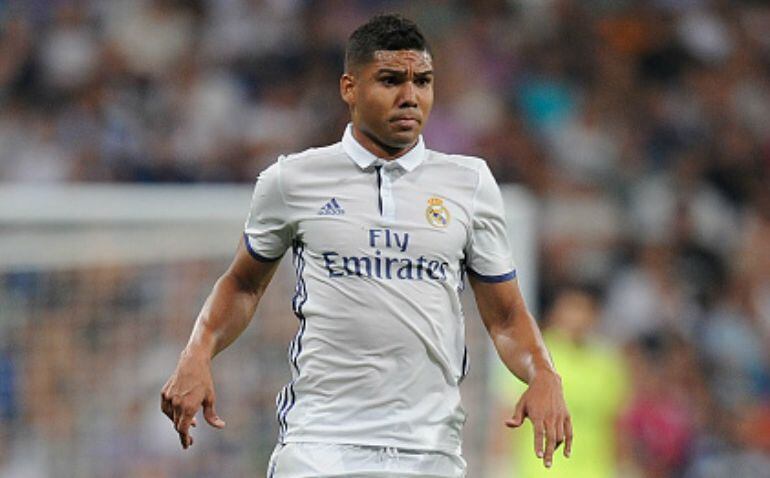 Casemiro en el Santiago Bernabeu