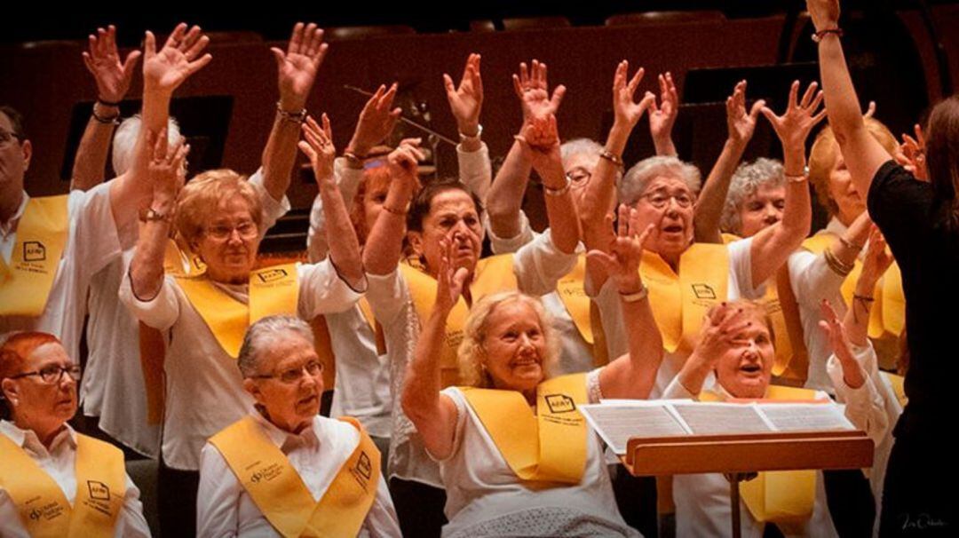 Imagen del coro &#039;Les veus de la memória&#039;