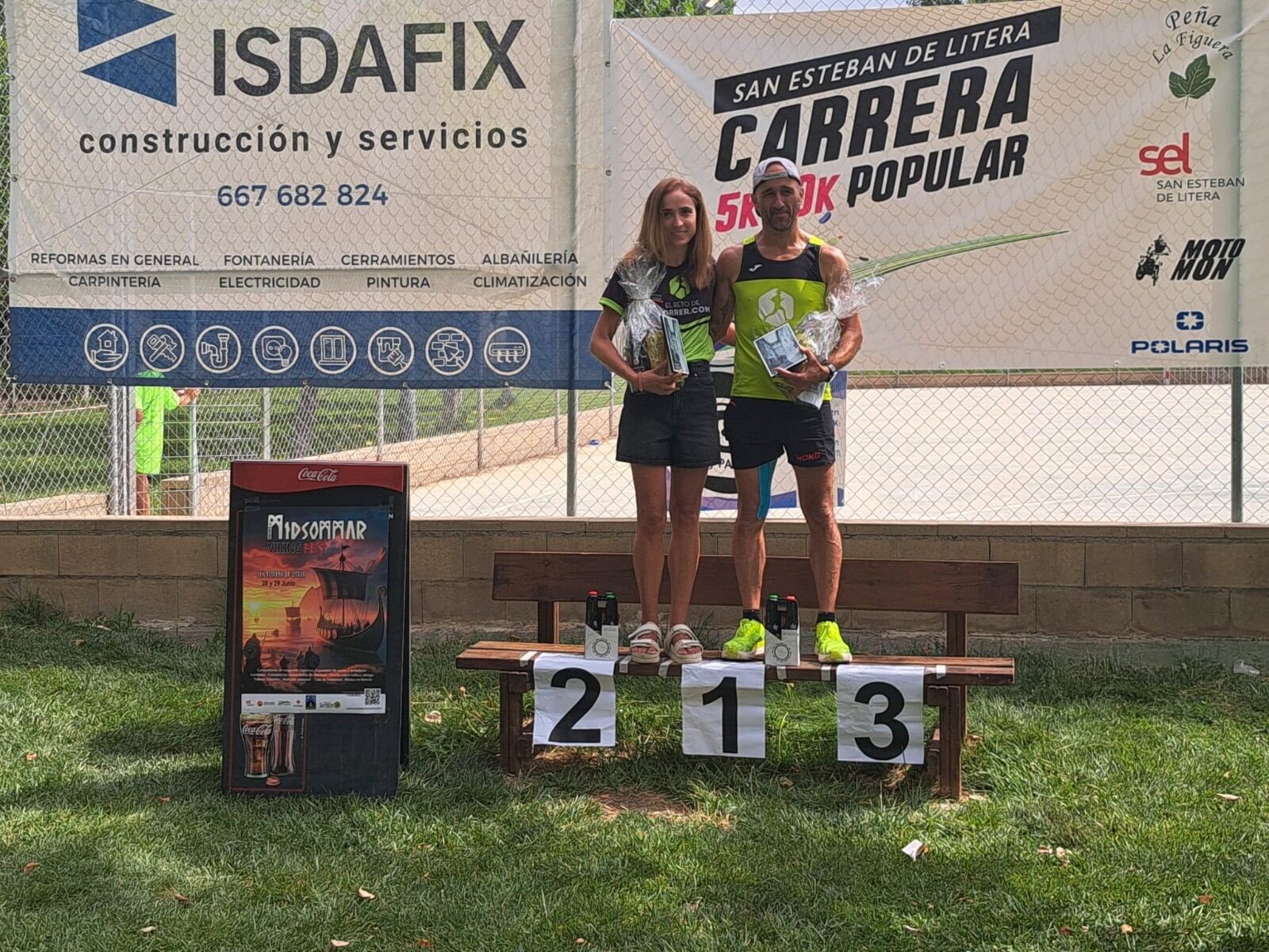 Ganadores en la prueba 5k