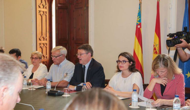 Puig ha presidido la reunión del CECOPI desplegado por la flotilla del Aquarius