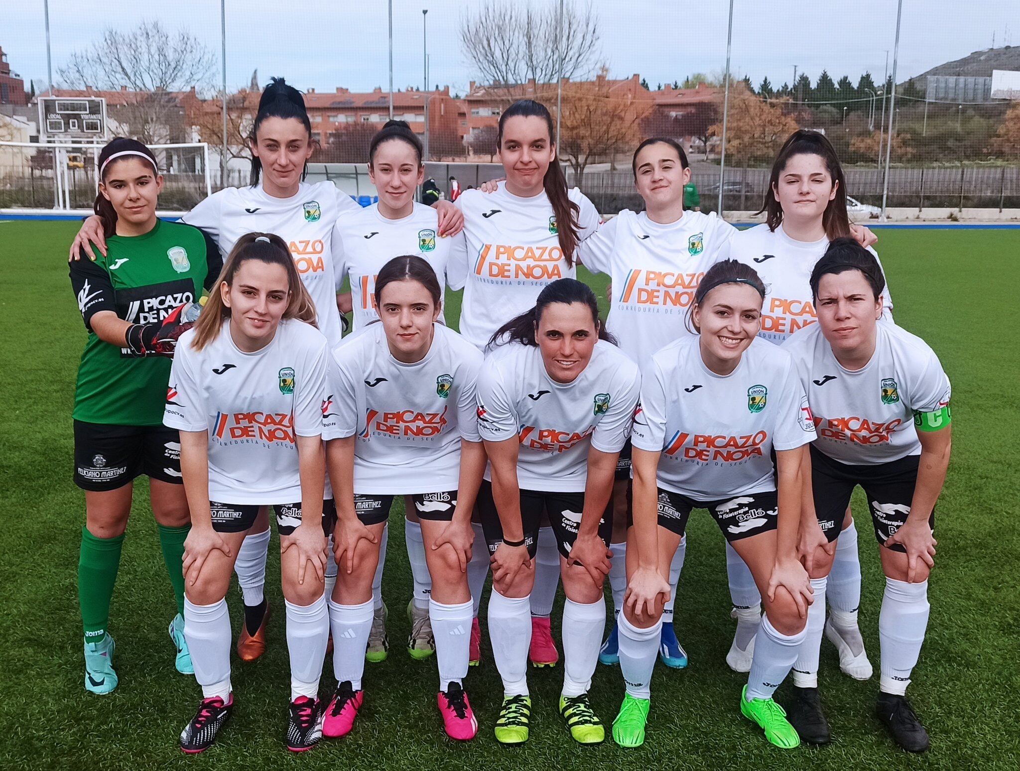 Equipo Unión de Tomelloso Femenino en su último partido