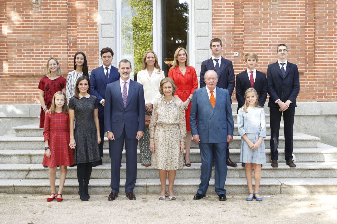 La Infanta Cristina y sus hijos, presentes en el 80 cumpleaños de la reina Sofía