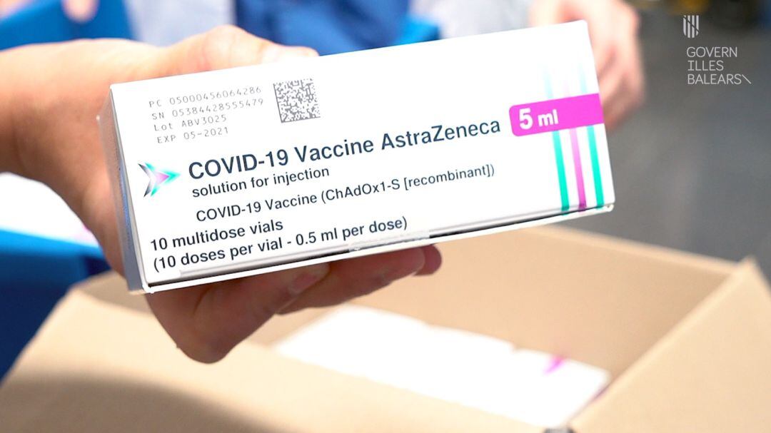 Vacunas AstraZeneca en las Islas.