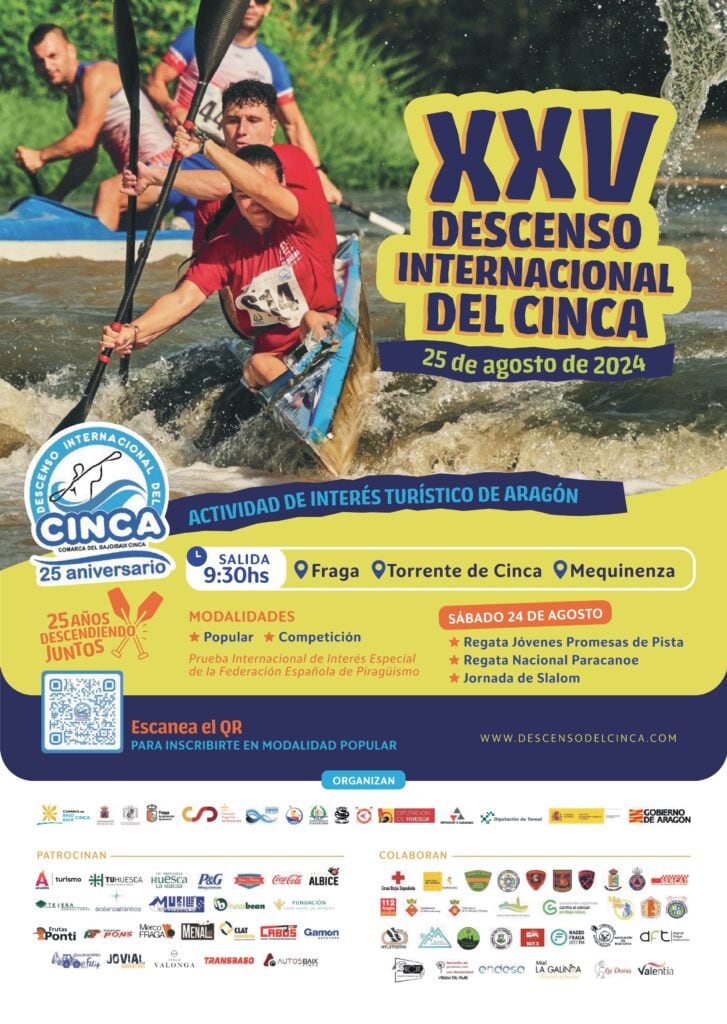 Aventura, deporte y naturaleza te esperan en el 25º aniversario del Descenso Internacional del Cinca