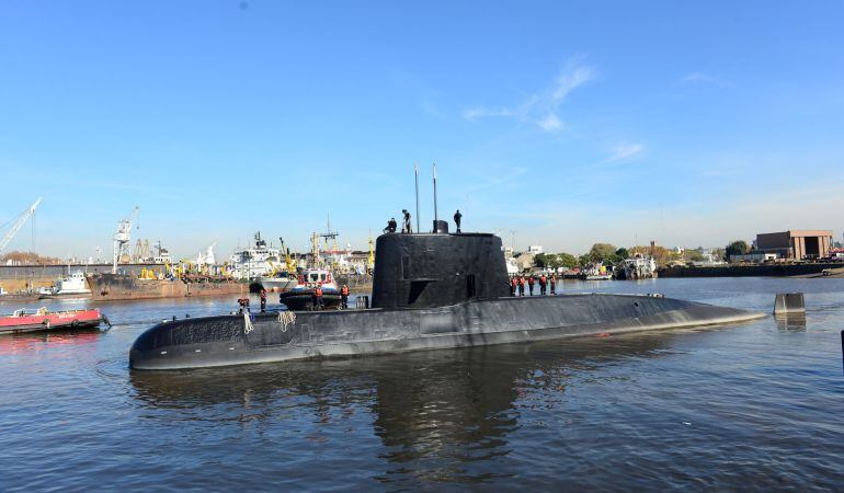 El submarino ARA San Juan en una foto de 2014.