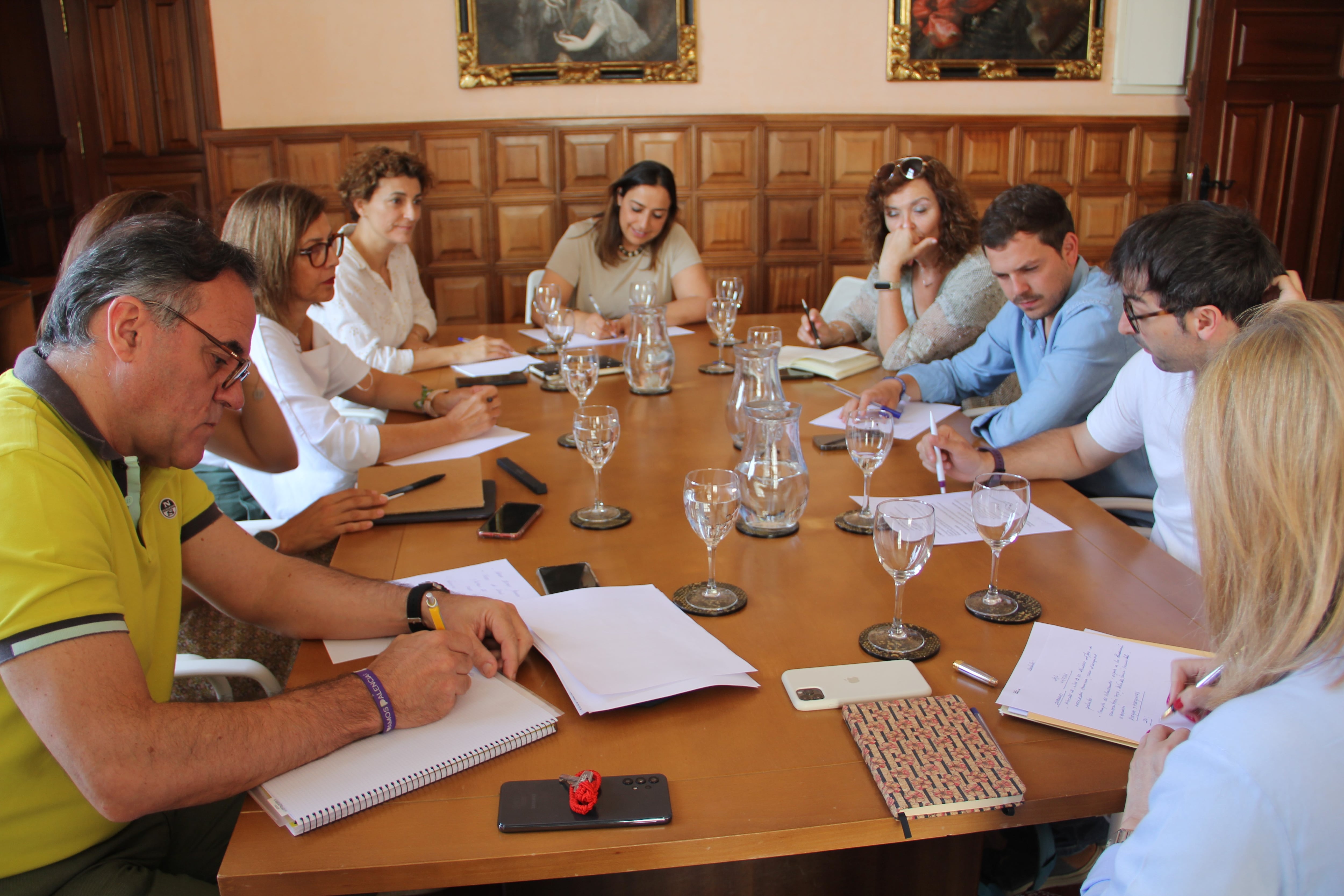 Junta de Gobierno Local en el Ayuntamiento de Palencia