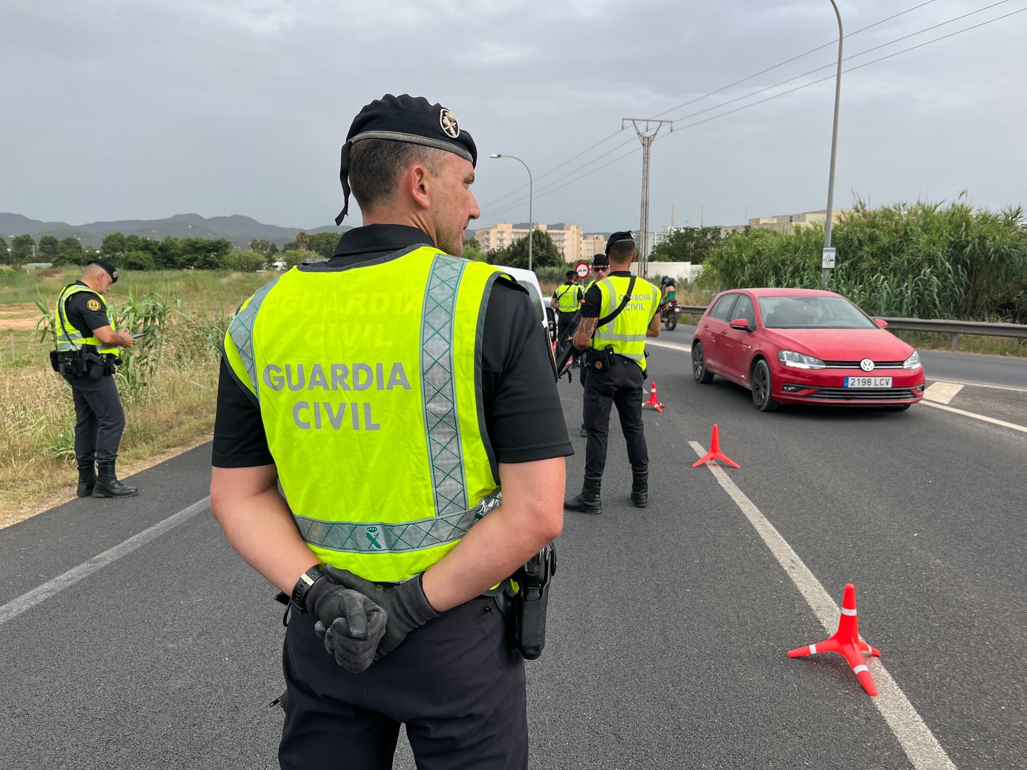 Imagen de un operativo de la Guardia Civil