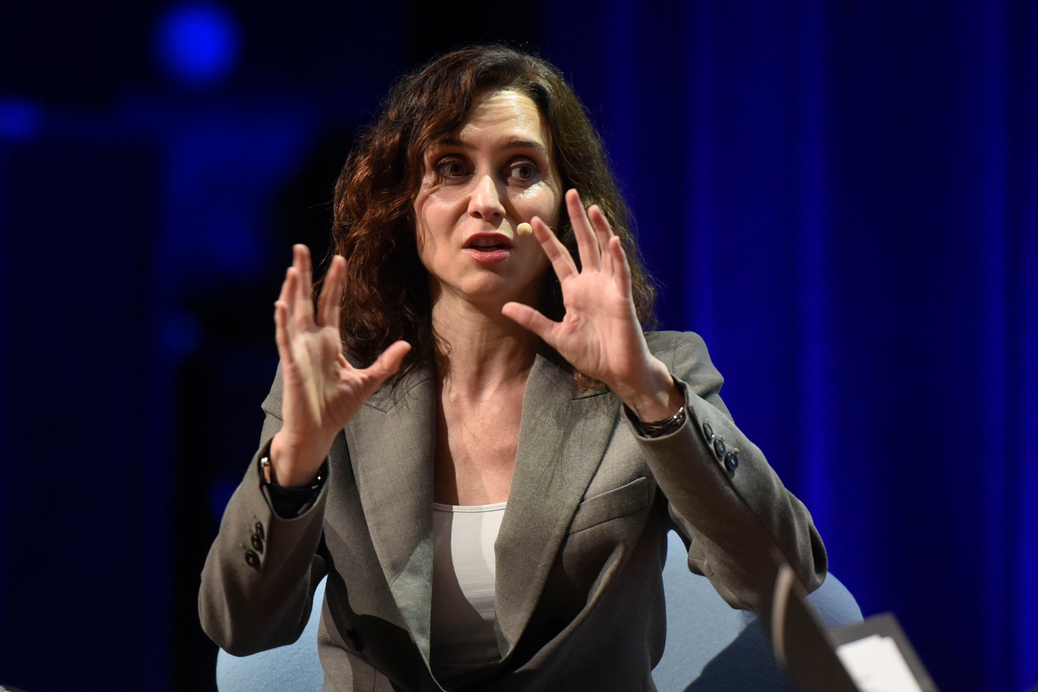 La presidenta de la Comunidad de Madrid, Isabel Díaz Ayuso