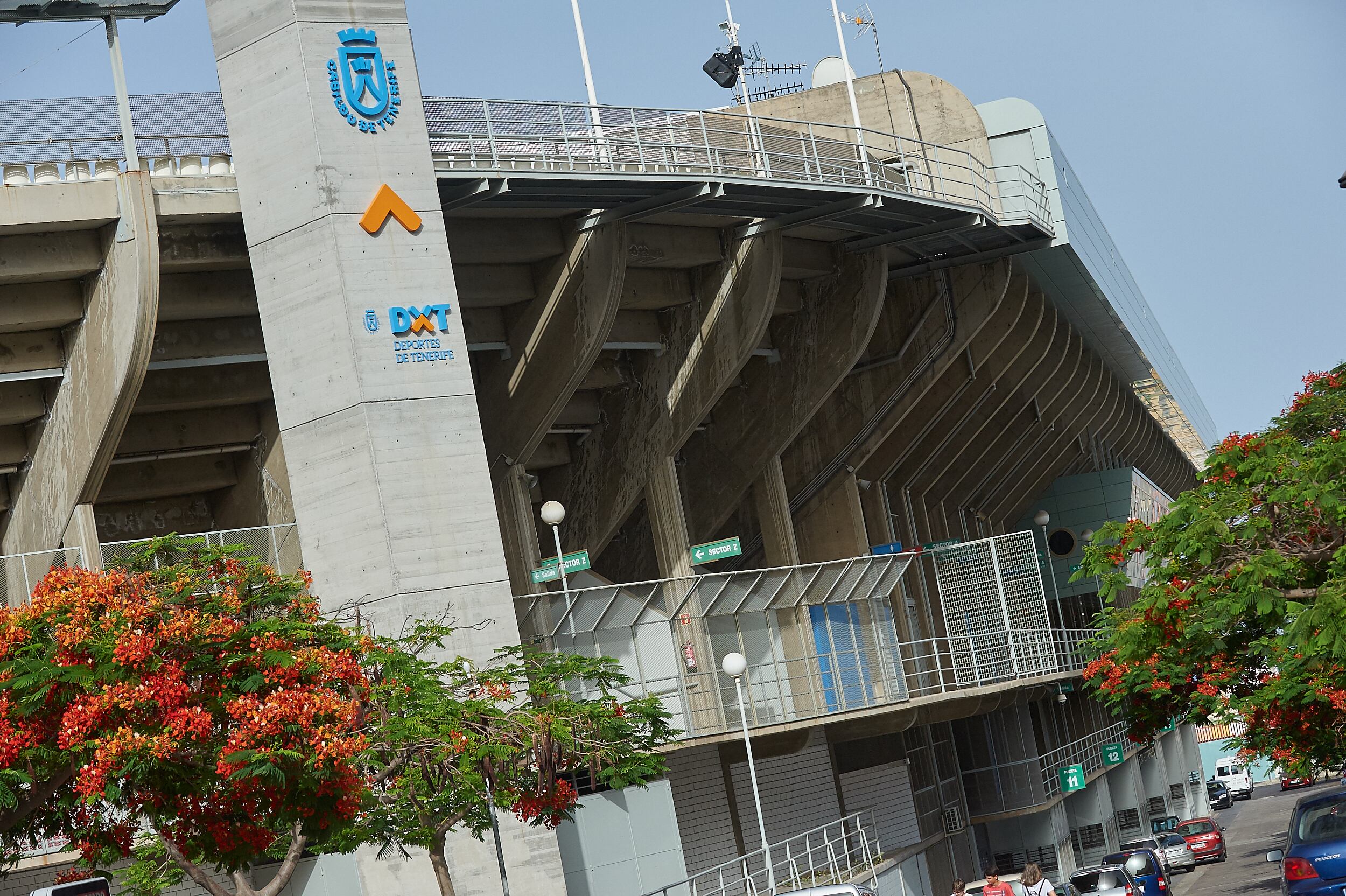 Rotulación del estadio en 2016.