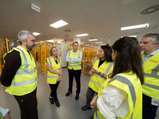 Visita del Secretario de Estado de Sanidad a GSK