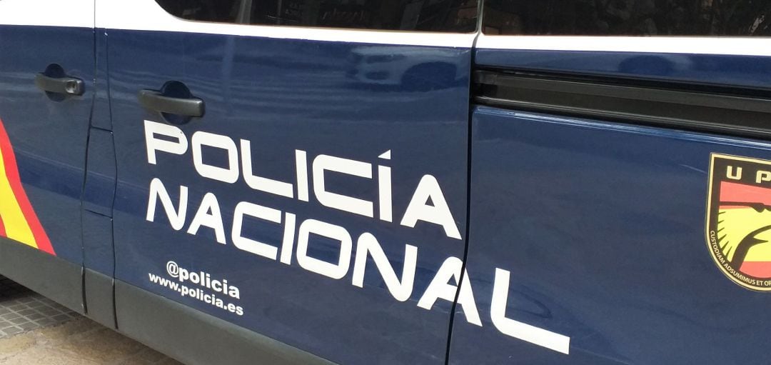 Furgoneta de la Policia Nacional.