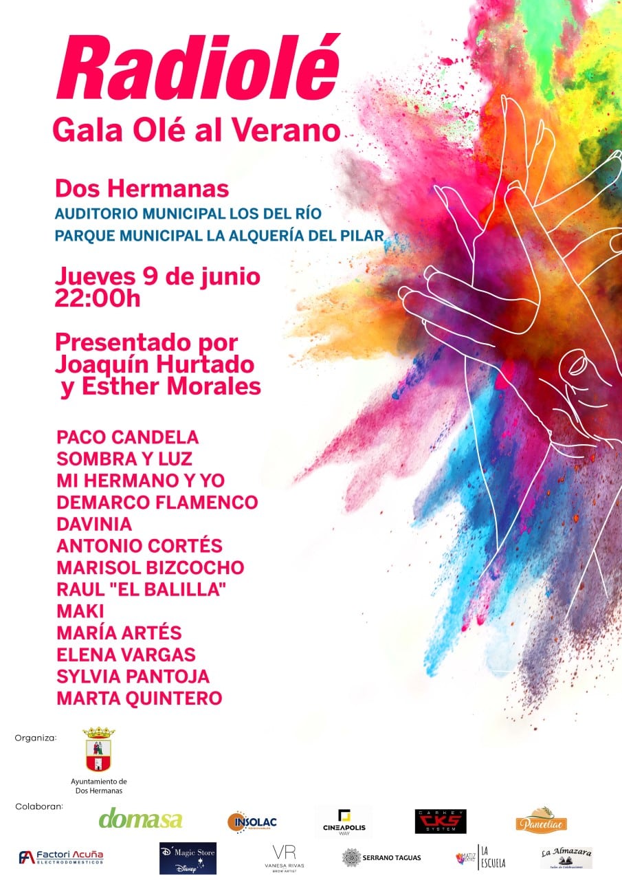 Cartel de la Gala Olé al Verano de Radiolé