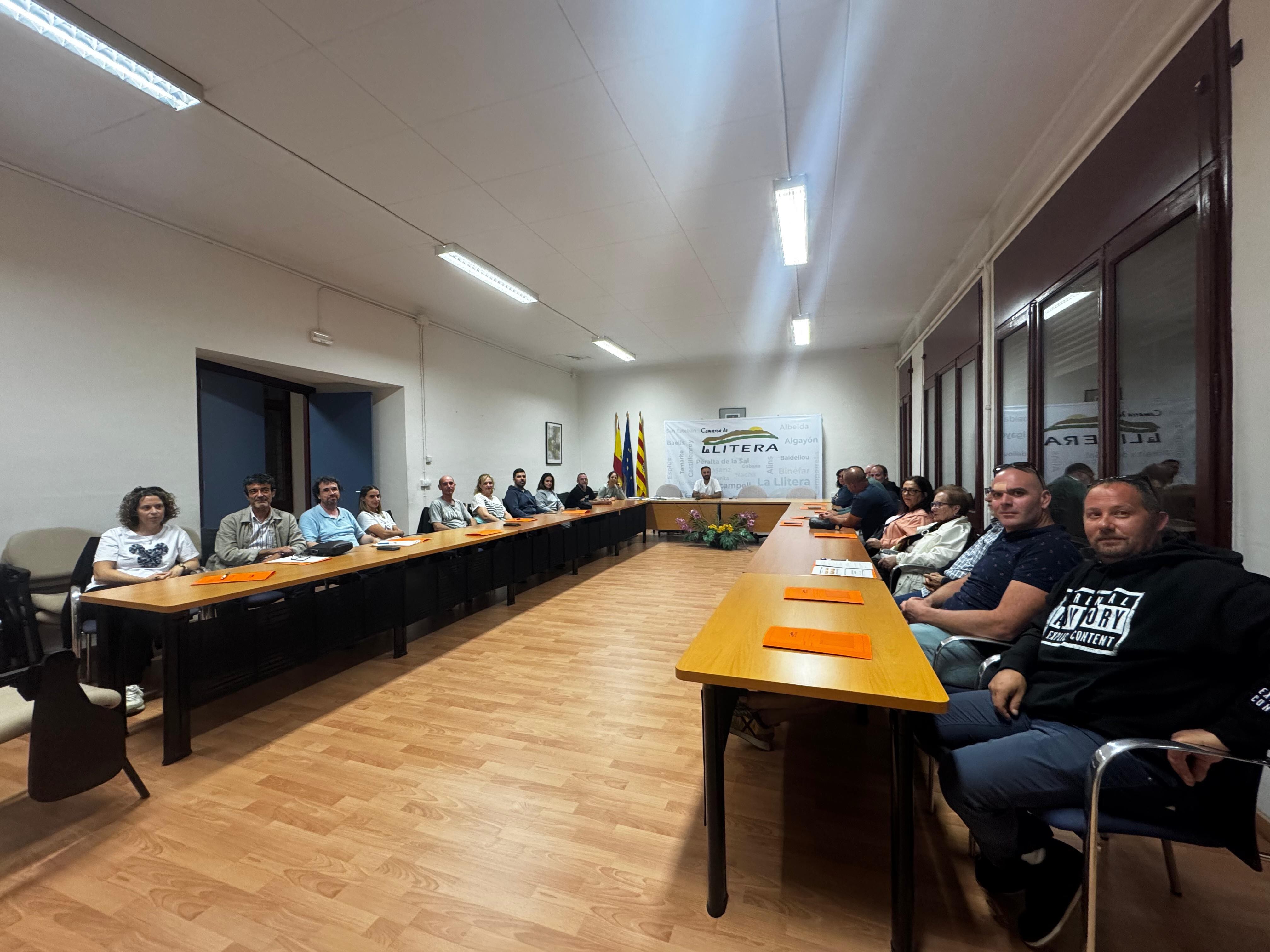 Momento de la constitución de la Agrupación de Voluntarios de Protección Civil