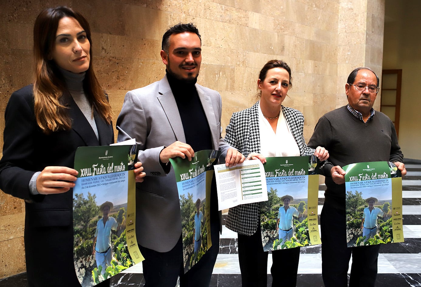 Presentación del cartel del evento encabezada por el delegado de Medio Rural y Deportes, Jesús Alba,/ Ayuntamiento de Jerez