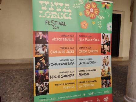 Cartel Festival &#039;Viva Lorca&#039;.