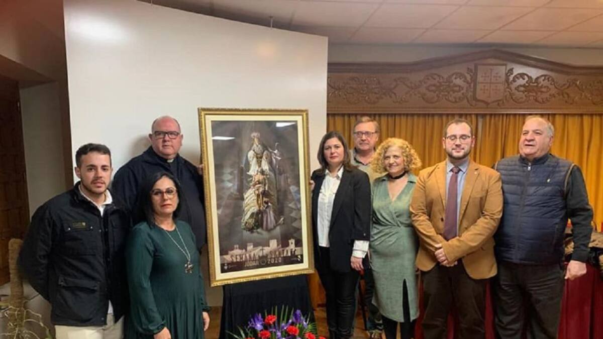 Una escena irrepetible con 'Jesús Yacente', imagen de la Semana Santa de Jódar en 2020