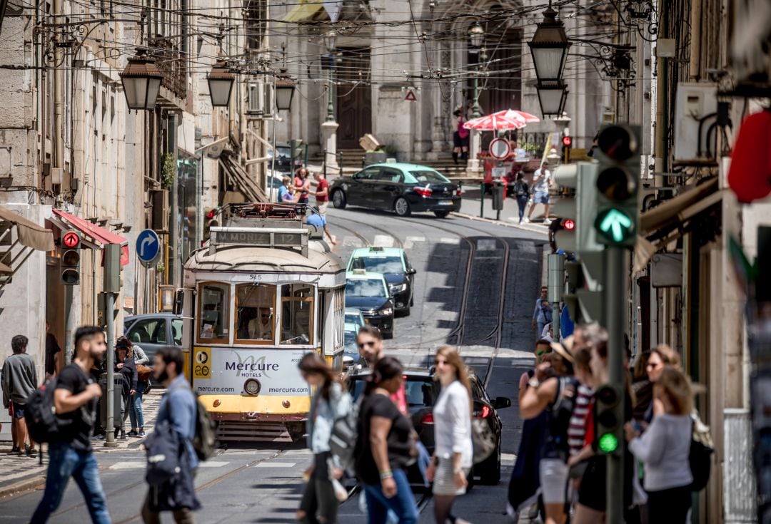 Imagen de una de las calles de Lisboa