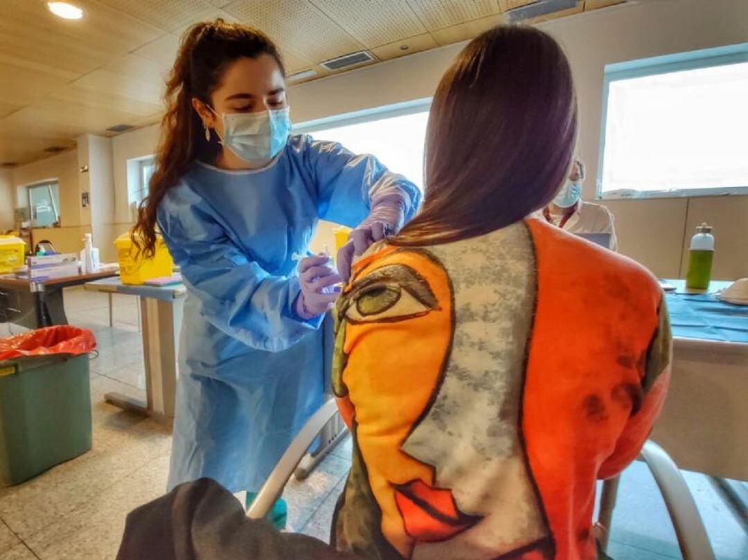 Imagen de archivo del plan de vacunación en La Rioja.