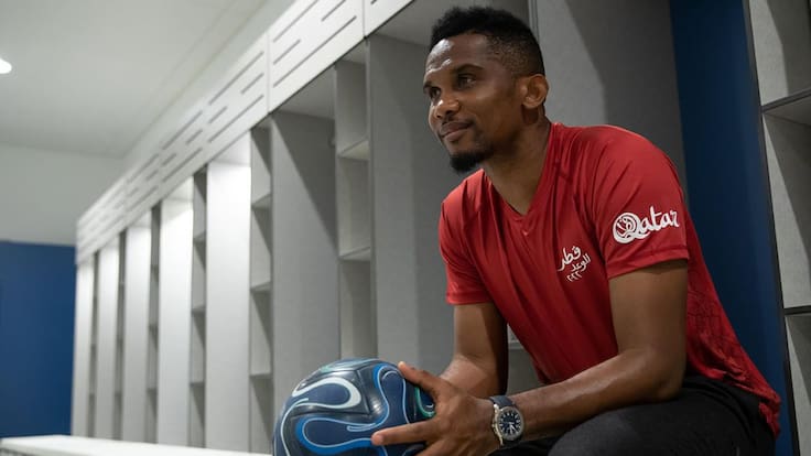 Entrevista Samuel Eto'o al Què t'hi Jugues!