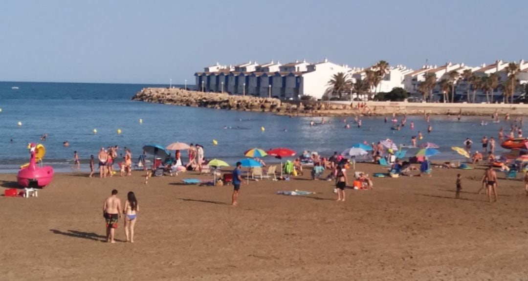 Imagen de la playa de Las Fuentes.