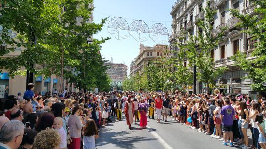 Cortejo de La Tarasca en la Pública de las Fiestas del Corpus de Granada