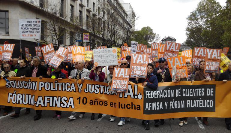 Cabecera de la manifestación