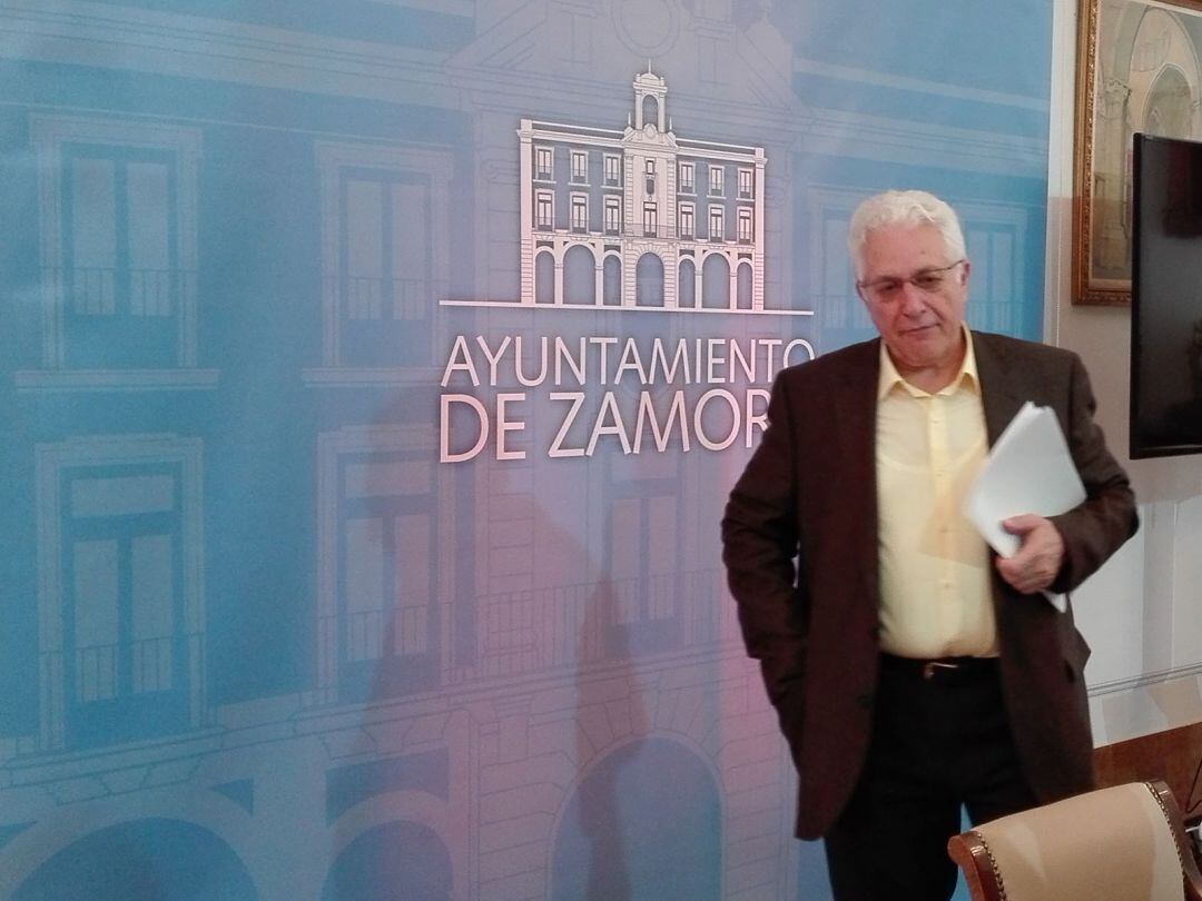 El concejal de recaudación del Ayuntamiento de Zamora, José Carlos Calzada