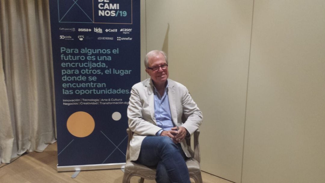 Nicholas Negroponte en una entrevista que acaba de conceder a la Cadena SER. 