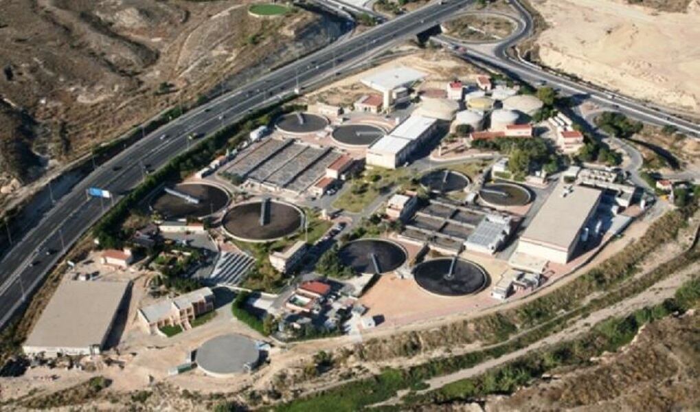 Estación depuradora de aguas residuales Rincón de León en Alicante