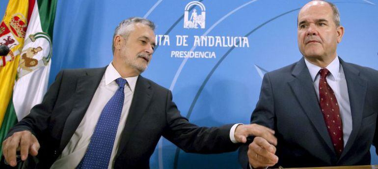 Manuel Chaves y José Antonio Griñán, en una fotografía de archivo.