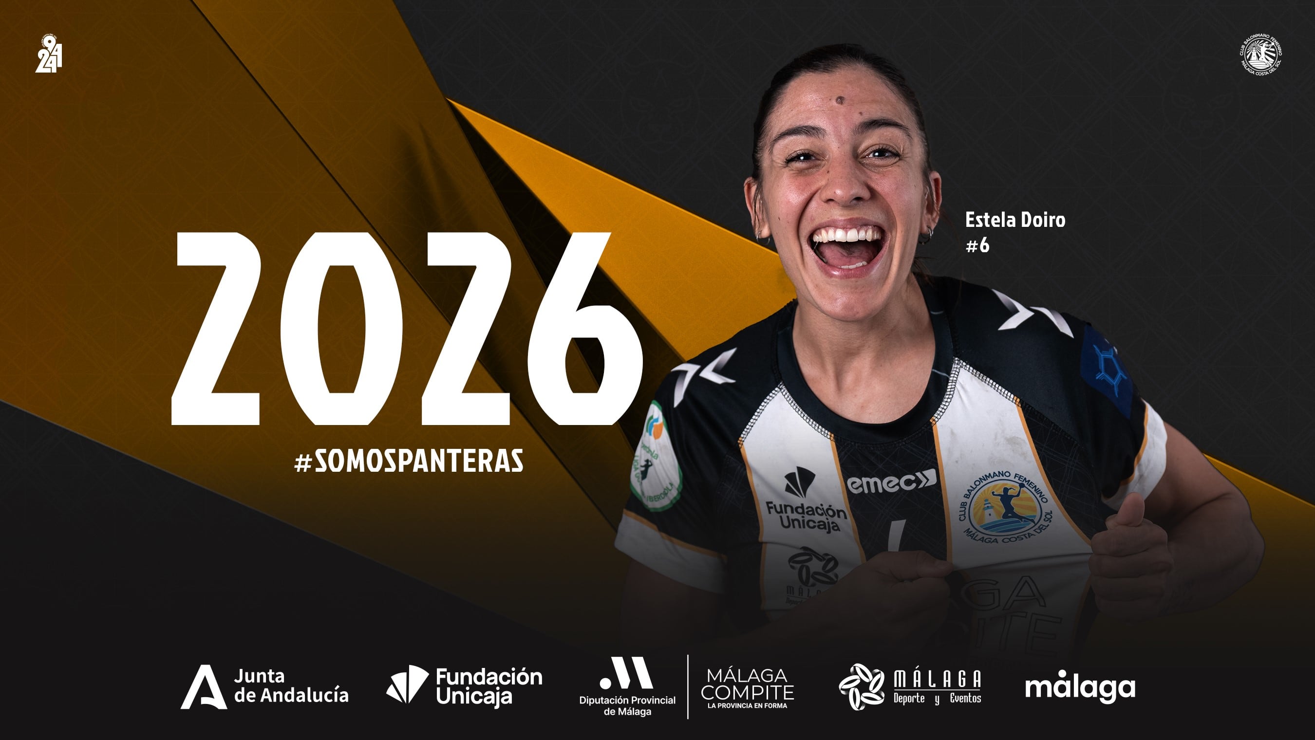 La jugadora del Costa del Sol Estela Doiro, renueva una temporada más