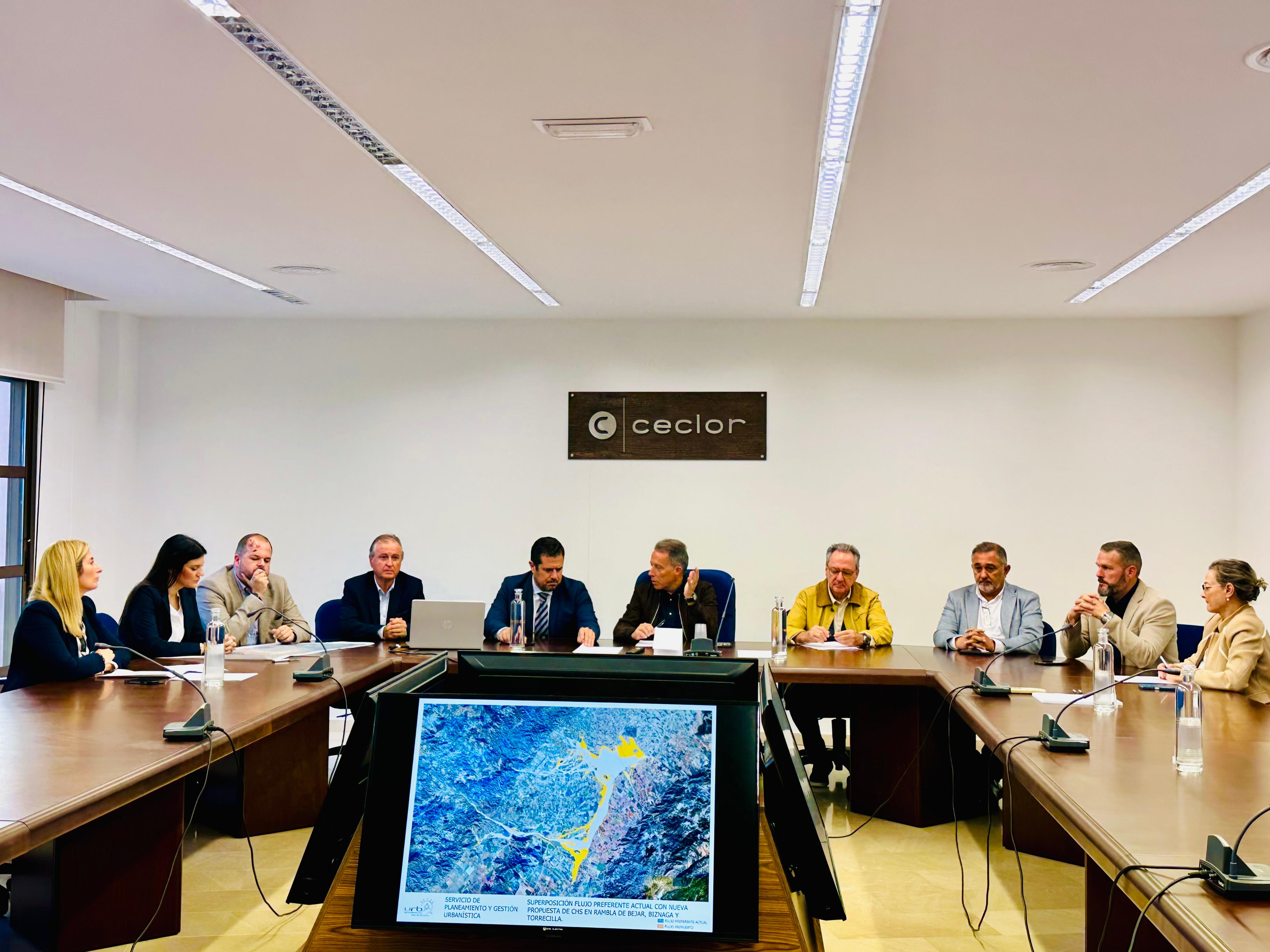 Reunión entre el consistorio lorquino y empresarios de Lorca