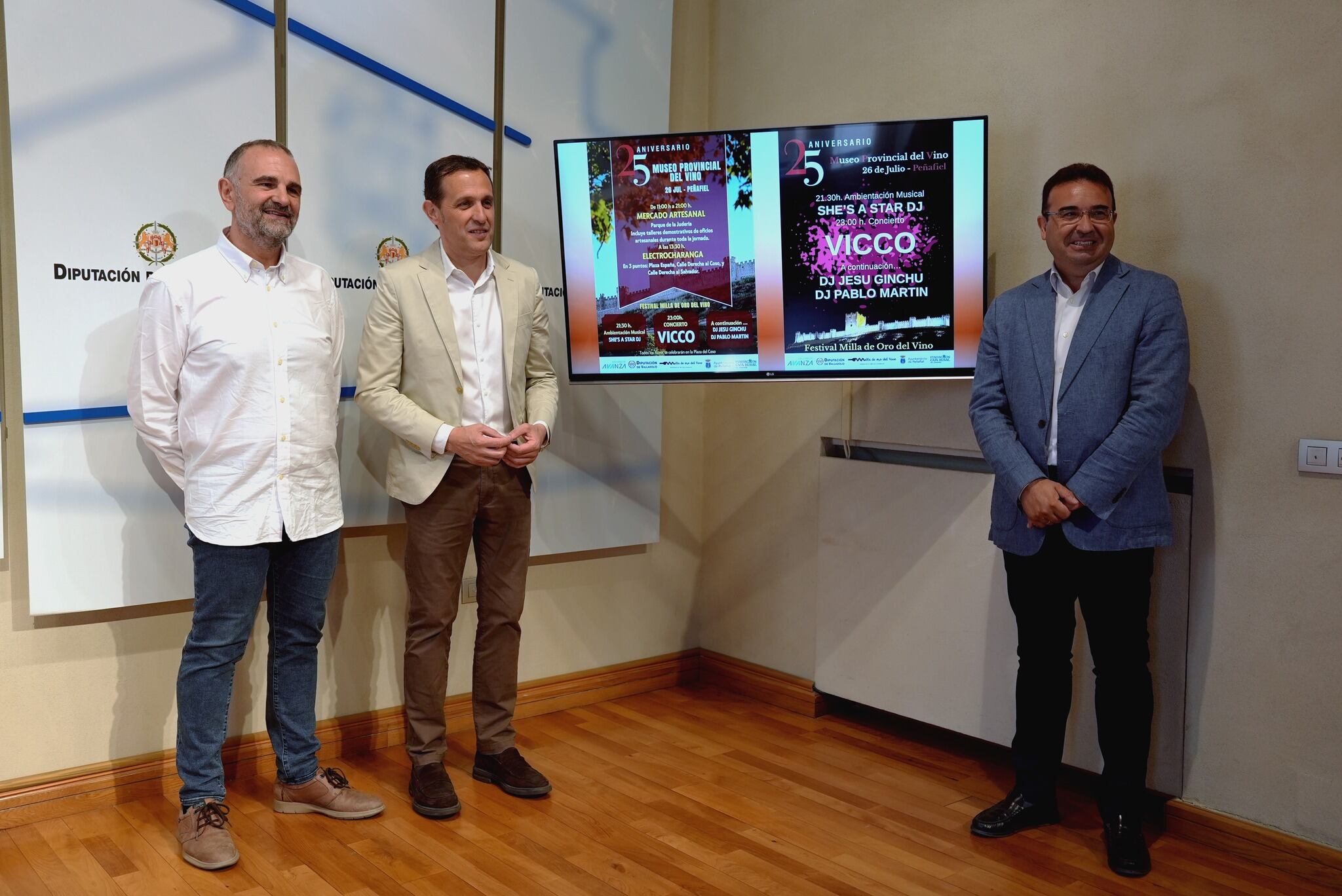 Presentación de los actos previstos este mes de julio en Peñafiel