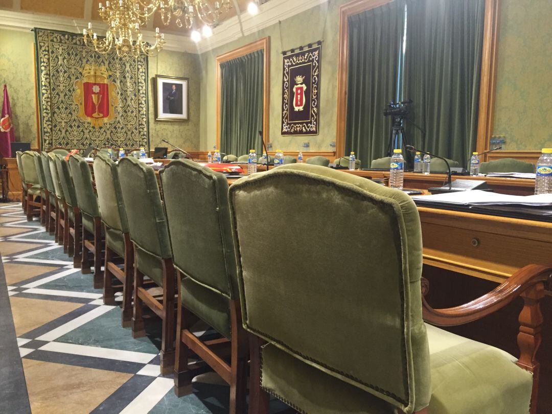 Sala de plenos del Ayuntamiento de Cuenca