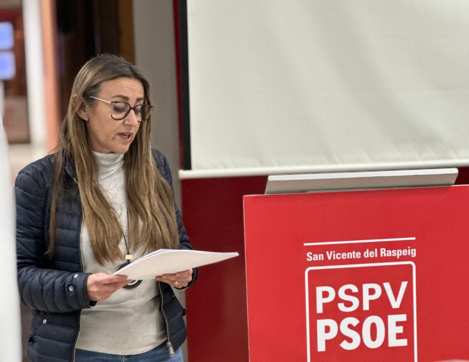 La secretaria general del PSPV en San Vicente del Raspeig, Asun París