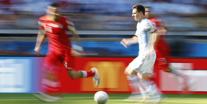 El delantero del Barcelona rescató a Argentina en un partido flojo de su equipo ante una meritoria Irán