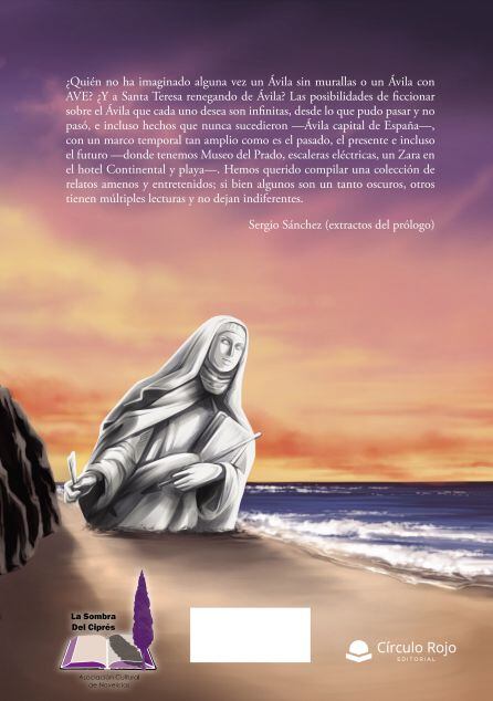 Contraportada de &#039;Ávila a través del espejo&#039;