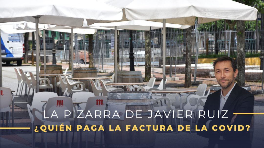 La pizarra de Javier Ruiz.