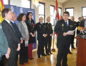 Acto oficial de toma de posesión de Ubaldo de la Torre como comisario de Ponferrada