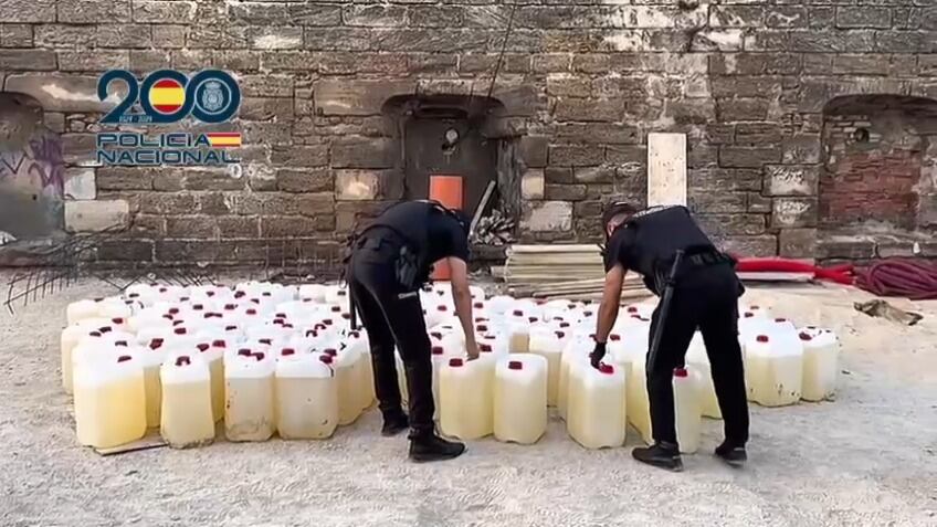 Imagen de archivo de una operación de la Policía Nacional contra el petaqueo.