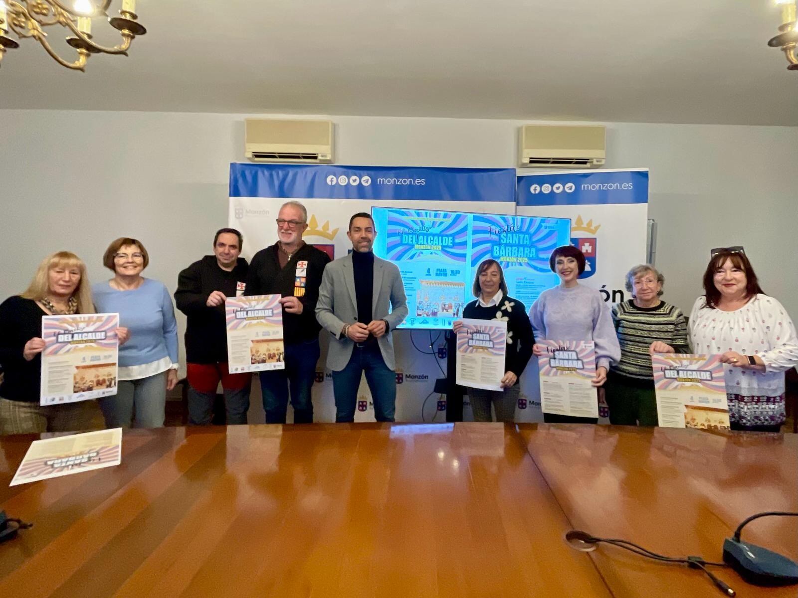 Momento de la presentación de los actos programados para la festividad de Santa Bárbara