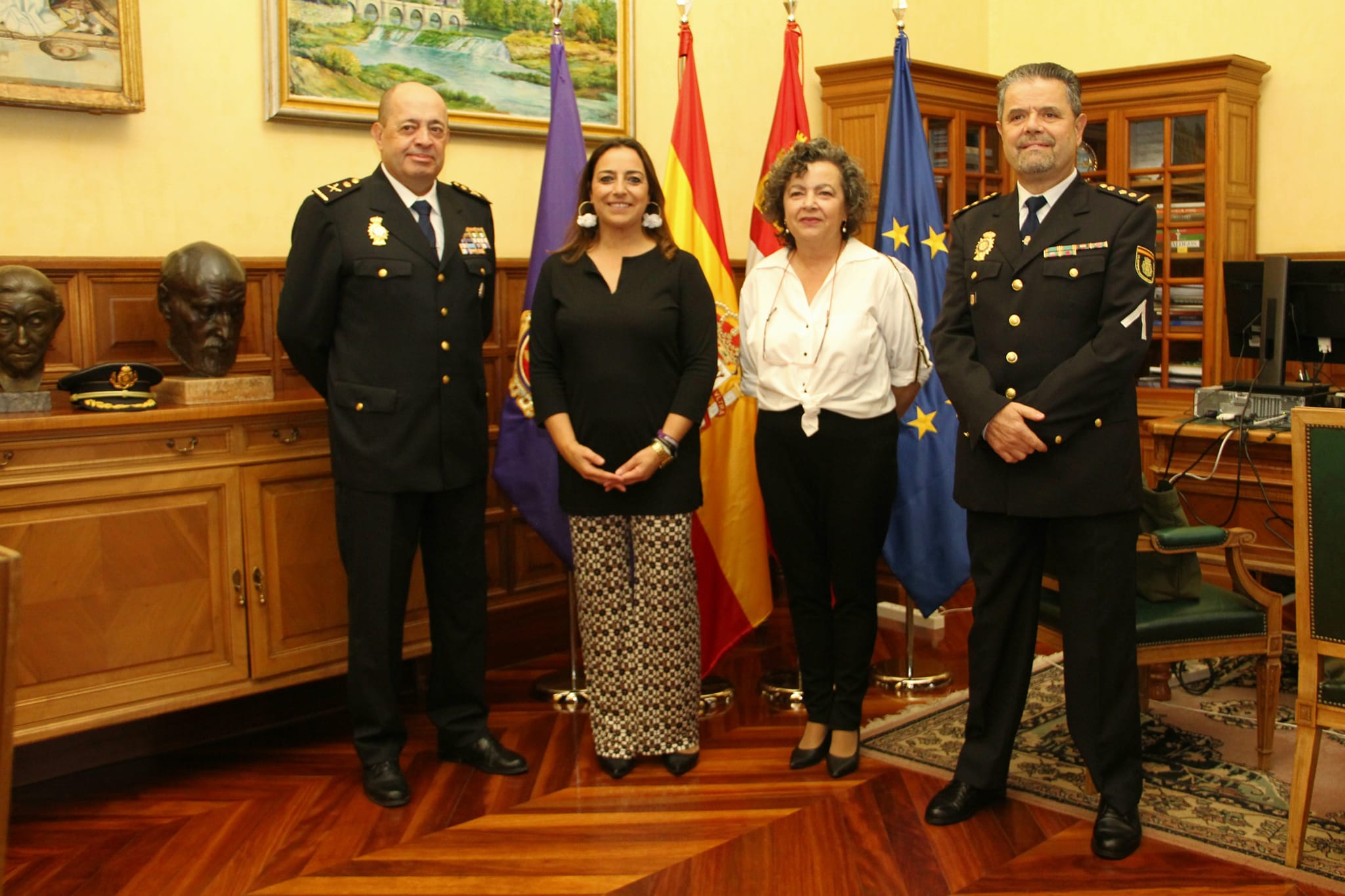 Juan Carlos Hernández, Miriam Andrés, reyes Bodero y Honorio Pérez Pablos