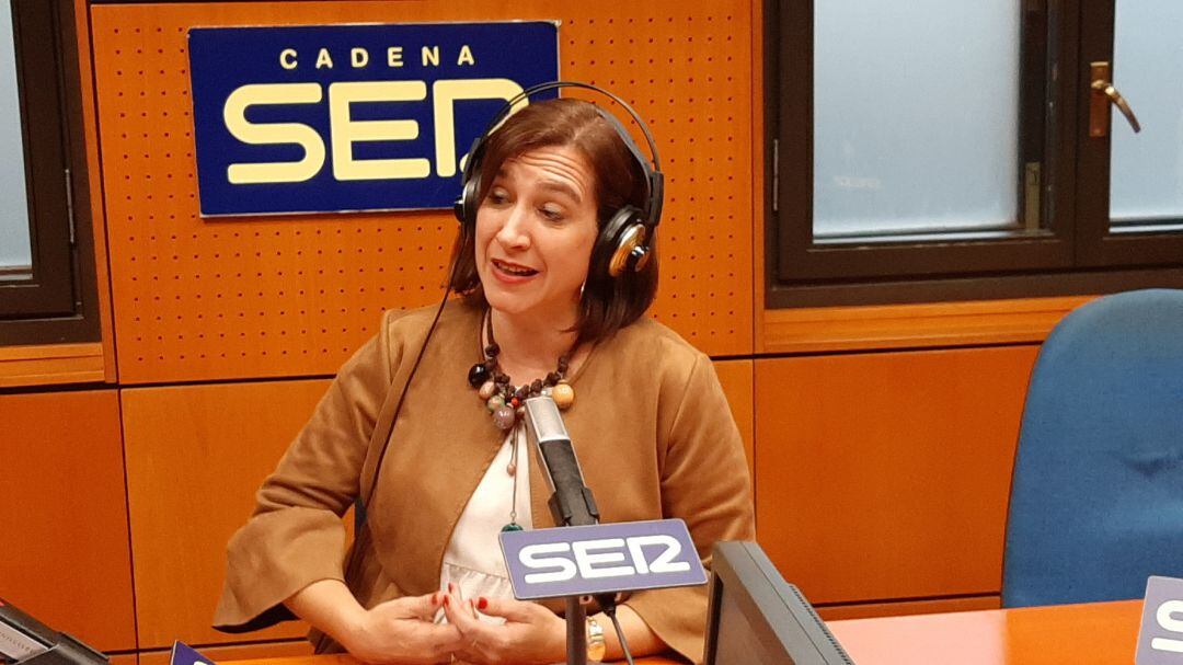 La vicealcaldesa Sara Fernández, durante Hoy por Hoy Zaragoza