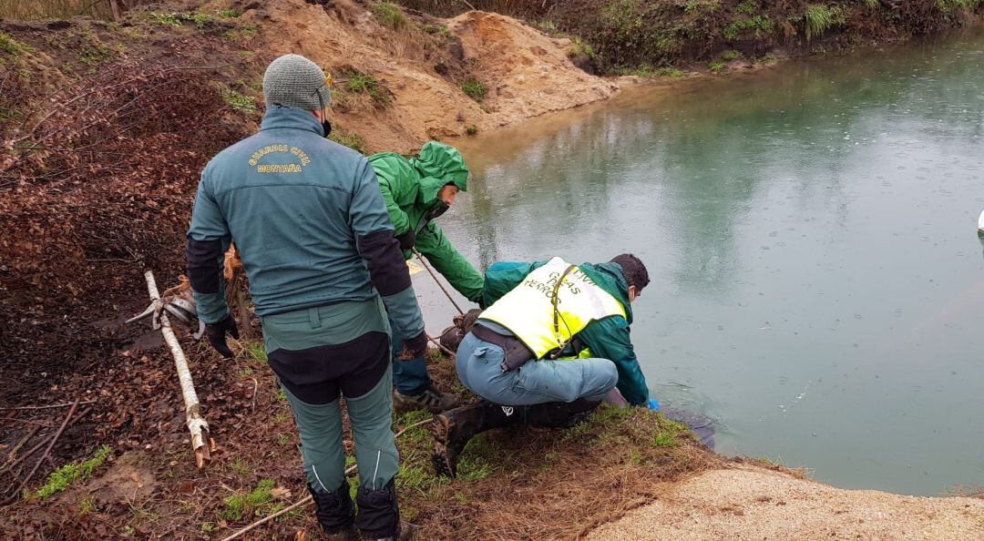 El dispositivo encontraba a la mujer en el interior del pozo