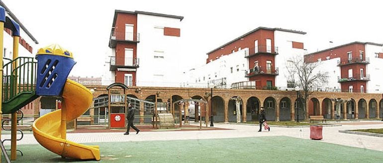 Casas del Hogar en el barrio del Carmen de Palencia