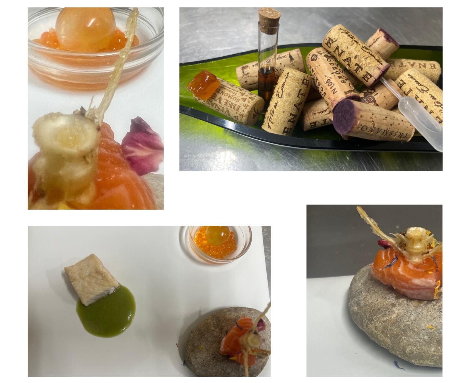 Algunas de las tapas del menú de El Gratal