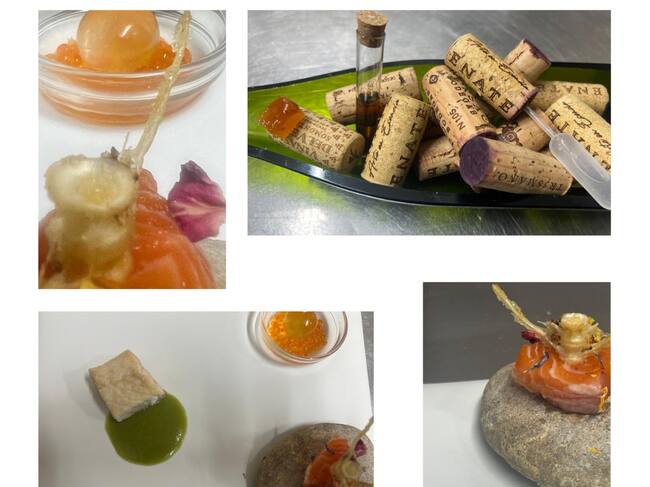 Algunas de las tapas del menú de El Gratal