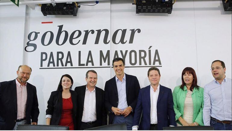 Page, en la reunión de la Ejecutiva Federal del PSOE del lunes.