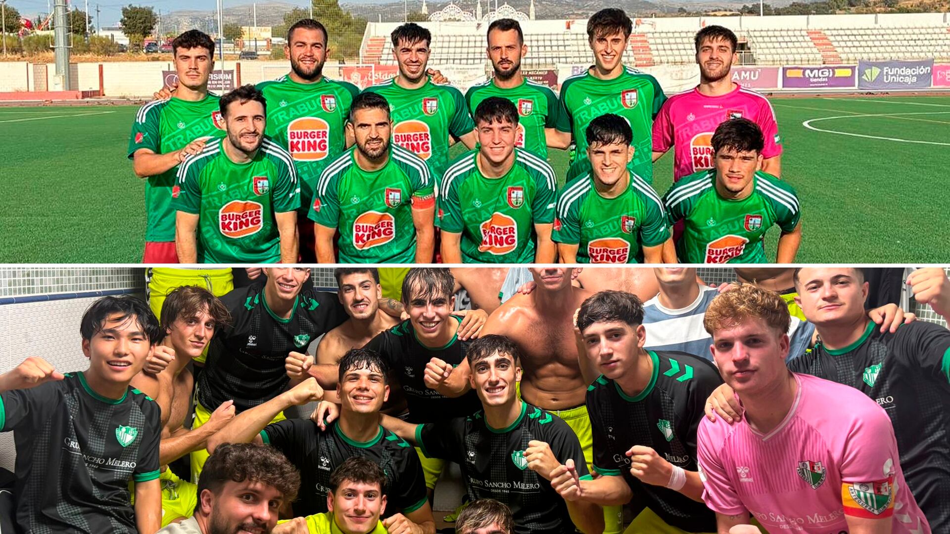El CD Trabuco y el Antequera CF B en el primer partido de liga